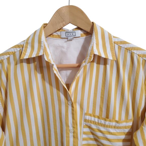 AYR The Deep End Button Down Shirt  The Deep End Button Down Shirt XS Oversized - Picture 7 of 16